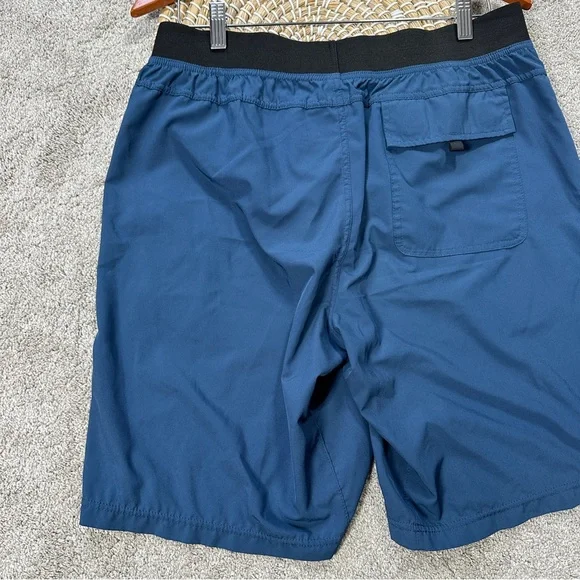 Prana Men’s Coal Super Mojo Pull On Short 10” Outdoor UPF 50+ in Blue Anchor L - Picture 8 of 16